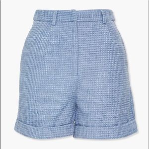 High- Rise Tweed Shorts